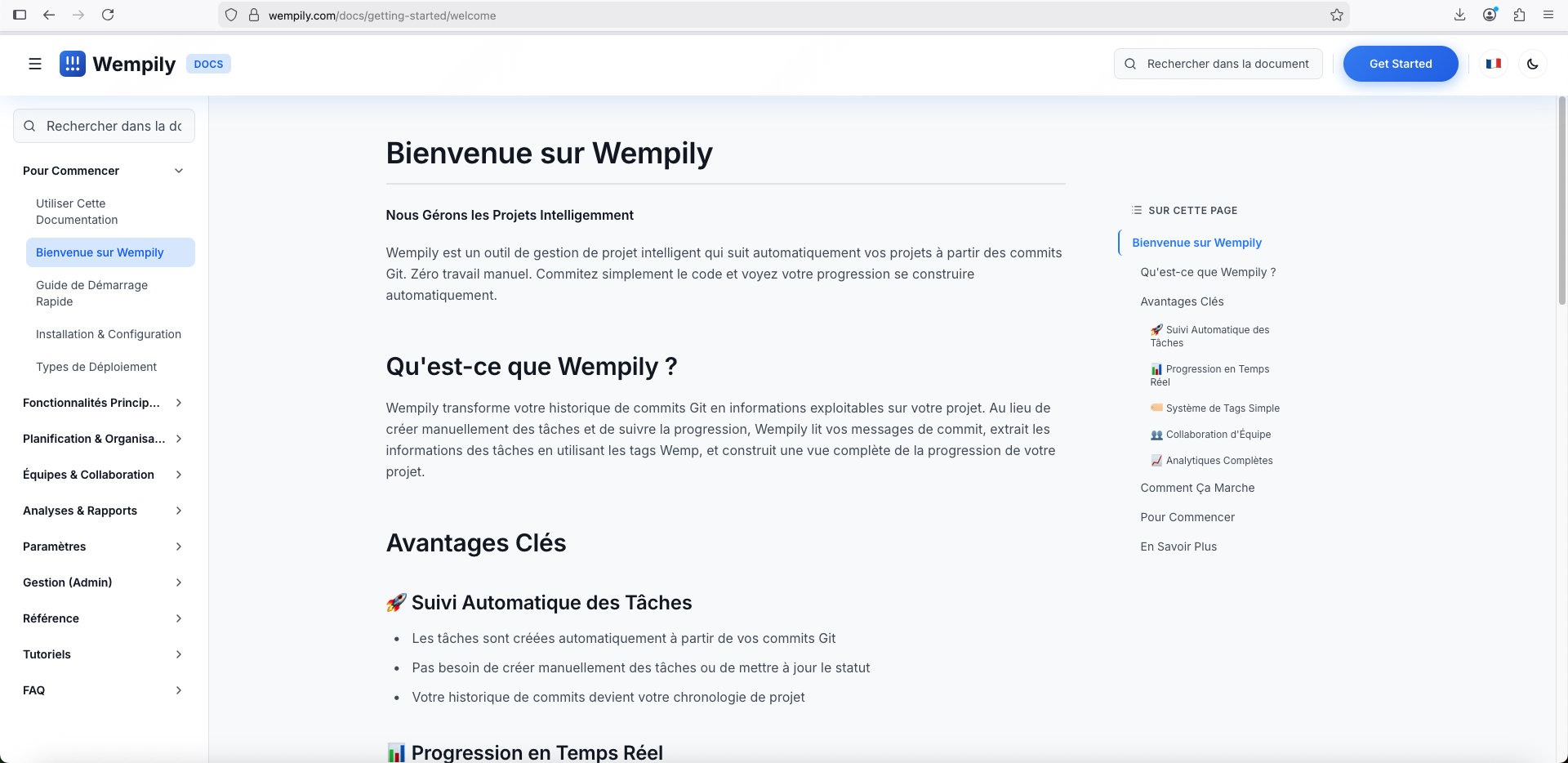Wempily Documentation - Light Mode